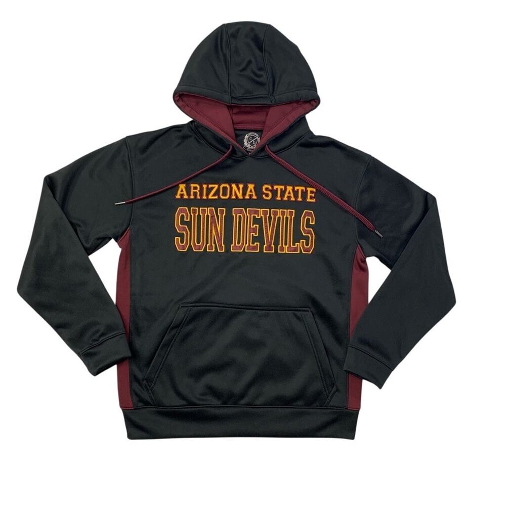 Arizona State Sun Devils Hoodie Mens XS Black Sweatshirt Campus Drive Sweatshirt